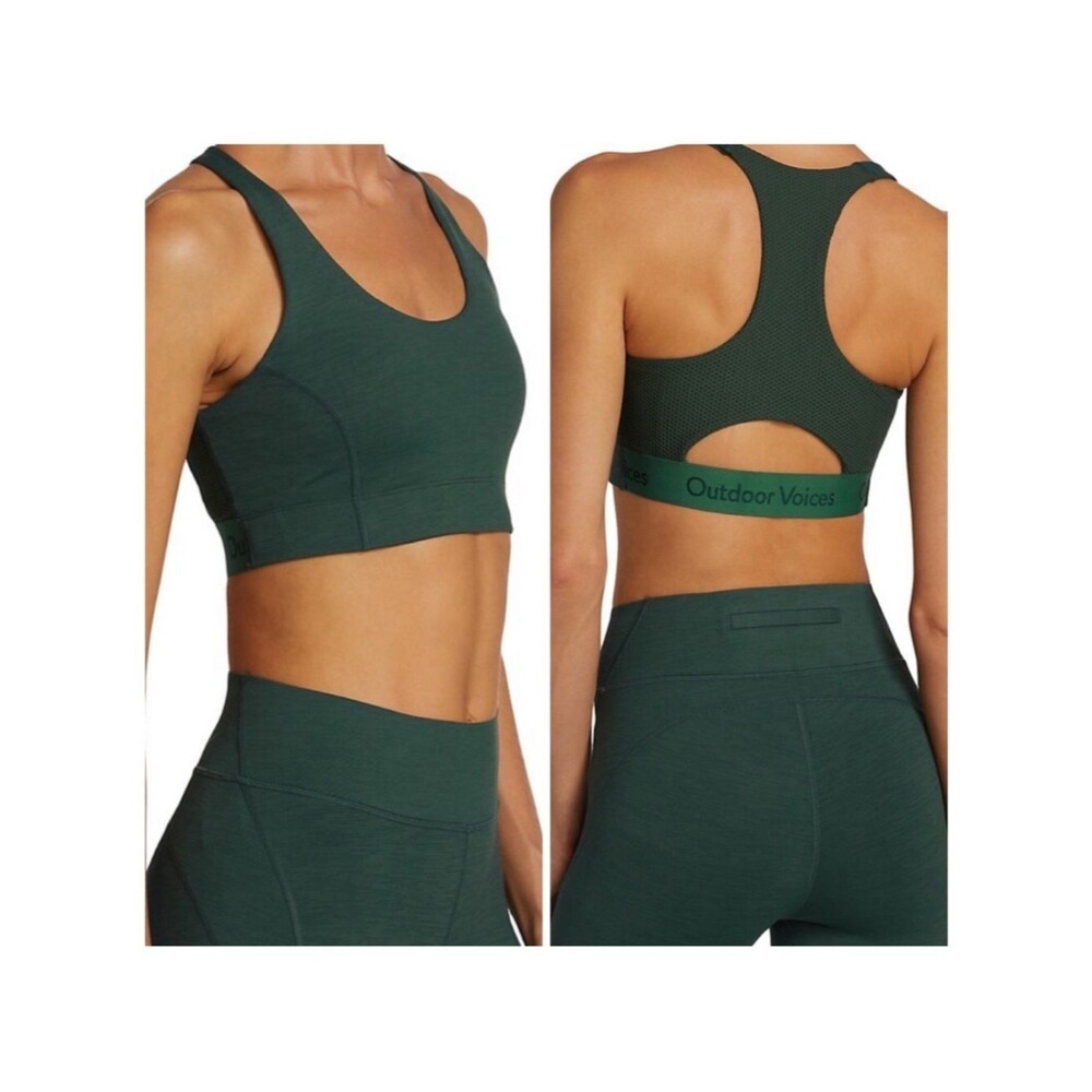 Saks Fifth Ave Outdoor Voices Doing Things Sports Bra Top Athletic Loung…